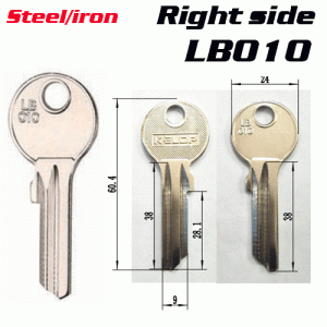 M-049 IRON LB010 locksmith key blanks China supplier