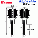 K-275 Length 29mm locksmith key blanks wholesale