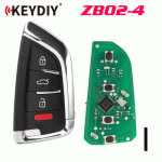 G-169 ZB02-4 Universal Smart Remote Key 3+1 Buttons for BMW