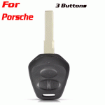 A-205 3 Buttons Remote Key Case Shell Replacement For Porsche