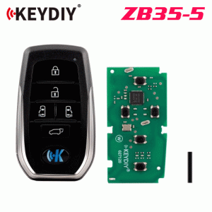 G-119 ZB35-5 Smart Remote Key 5 Buttons for Toyota