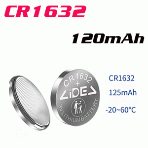 PAN-14 CR1632 3V Lithium Battery 120mAh High Capacity