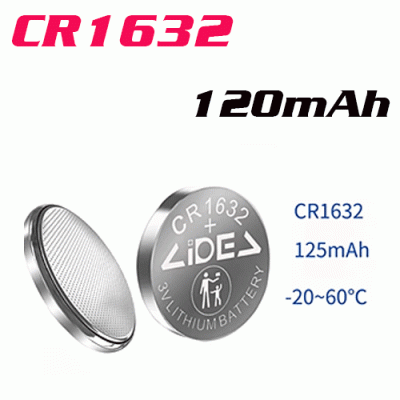 PAN-14 CR1632 3V Lithium Battery 120mAh High Capacity