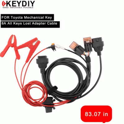 G-228 oyota Mechanical Key 8A All Keys Lost Adapter Cable