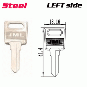 Y-023 Steel Desk FOR LAS-4 LOCK key blanks Left side