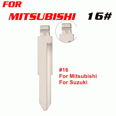 XH-B16 #16 Car Key Blade for Mitsubishi Suzuki Alto Car Key