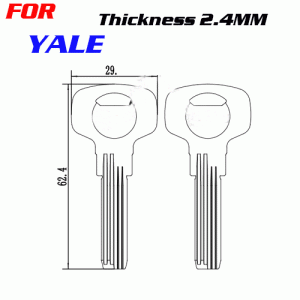 K-221 Thickness 2.4mm For Yale House key Blanks Suppliers