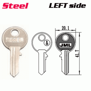 Y-022 Steel Desk FOR R23 LOCK key blanks Left side