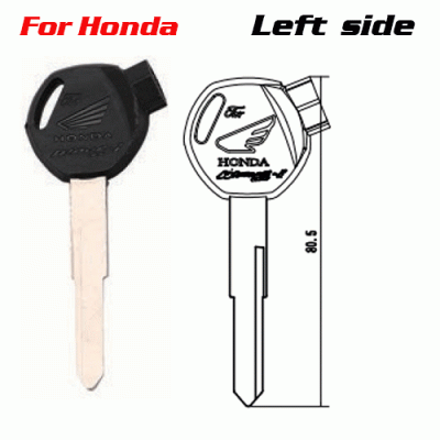 Z-004 For Honda Motorcycle Car key blanks supplier left side
