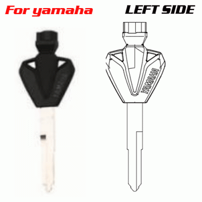 Z-024 For yamaha Motorcycle Key Blanks Supplier left side