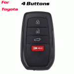 CKS-513 4 Buttons Remote Key Shell Case Cover Fob for TOYOTA