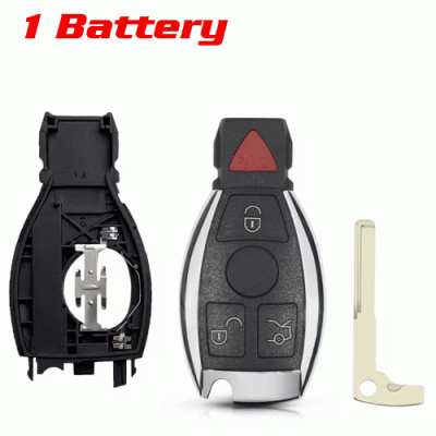 CKS-017 Remote Smart Car Key Shell For Mercedes 3+1 1 battery