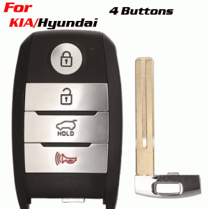 CKS-395 4 Buttons Car Key Cover Case Shell For KIA
