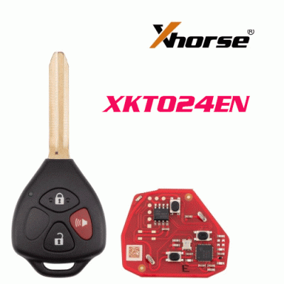 XKTO24EN 2ndGeneration Wire Remote Key Toyota Right 3 Buttons