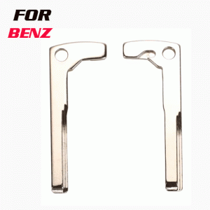 Ben-02 Key Blanks Insert for Mercedes Benz Smart Chrome