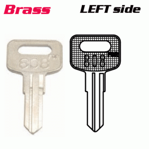 Y-025A Brass Desk FOR FRT-8D LOCK key blanks left side