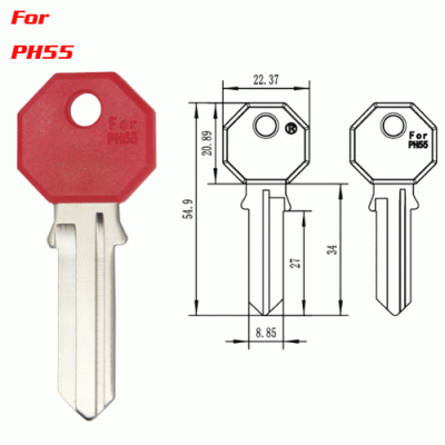 F-387 New design Plastic FOR PH55 key blanks Suppliers China