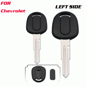 A-227 Replacement Transponder Chip key shell for Chevrolet LEFT