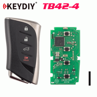 G-188 TB42-4 Universal Smart Remote Key 3+1 Buttons for Lexu