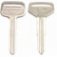 Brass metal car key blanks