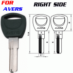 k-267 AVERS industrial style key blanks