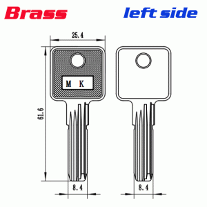 K-273 mk key blanks manufacturer China left side