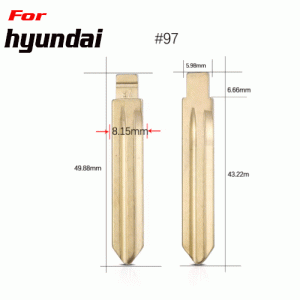 XH-B97 For Hyundai Verna I30 IX35 KD Remote Car Key Blade