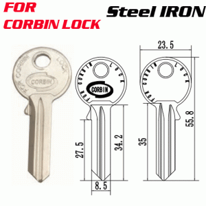 M-053 Steel Iron CB9 key blanks stable quality supplier