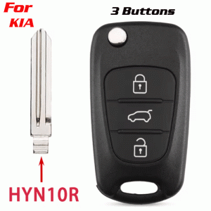 CKS-351 Flip Remote Car Key Auto Shell Case For Kia HYN10R