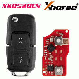 XKB528EN 2ndGeneration Wire Remote Key VW B5 Flip 2 Buttons