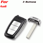 CKS-284 3+1 Button smart remote Car Key Case Shell For Audi