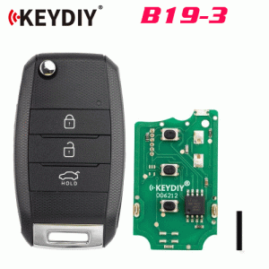G-036 B19-3 Universal Flip Remote Key 3 Buttons for KIA