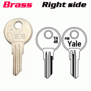 Y-020 Brass Desk FOR 405G LOCK key blanks Right side
