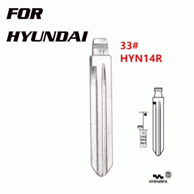 XH-B33 HYN14R Flip Blank key Blade 33# HYN14RFH for Hyundai