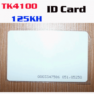 O-039 ID thin card TK4100 chip ID attendance card 125KHZ