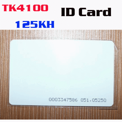 O-039 ID thin card TK4100 chip ID attendance card 125KHZ