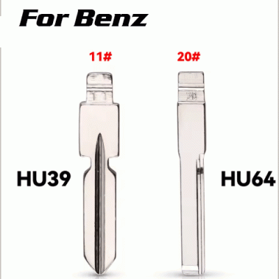 XH-B11 Flip Car Key Blade 11# HU39 20# HU64 for C E KD / VVDI
