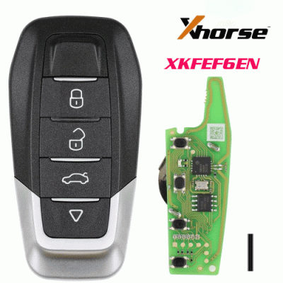 XKFEF6EN Wire Remote Key Ferrari 4 Buttons Bright