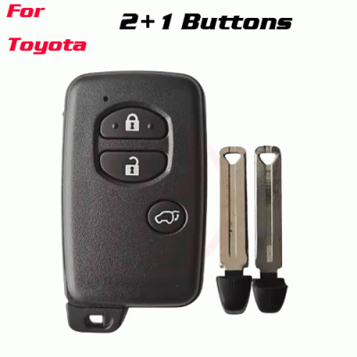 CKS-495 Car Key Shell Smart Key Case for Toyota 2+1 Buttons