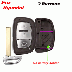 CKS-404 3 Buttons Smart Remote Key Case Fob for HYUNDAI