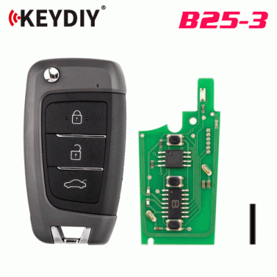 G-015 B25-3 Universal Flip Remote Key 3 Buttons for Hyundai