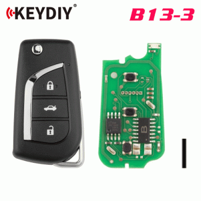 G-011 B13-3 Universal Flip Remote Key 3 Buttons for Toyota