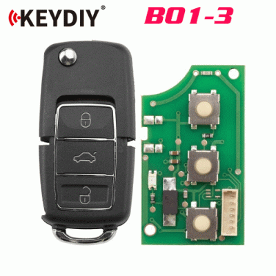 G-031 B01-3 Luxury Universal Flip Remote Key 3 Buttons