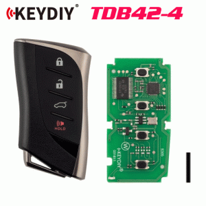G-197 tDB42-4 Universal Smart Remote Key 3+1 Buttons for Lexus