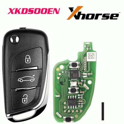 XKDS00EN Wire Remote Key DS Flip 3 Buttons