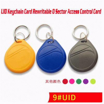 o-014 UID Keychain Card Rewritable 0 Sector Access Control Card