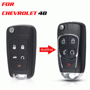 CKS-08 Modified Flip Key Shell For Chevrolet Cruze 5 Buttons