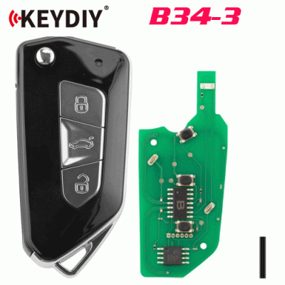 G-030 B34-3 Universal Flip Remote Key 3 Buttons for VW
