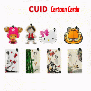 O-022 CUID epoxy magnetic card rewritable card