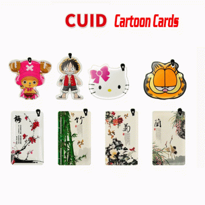 O-022 CUID epoxy magnetic card rewritable card